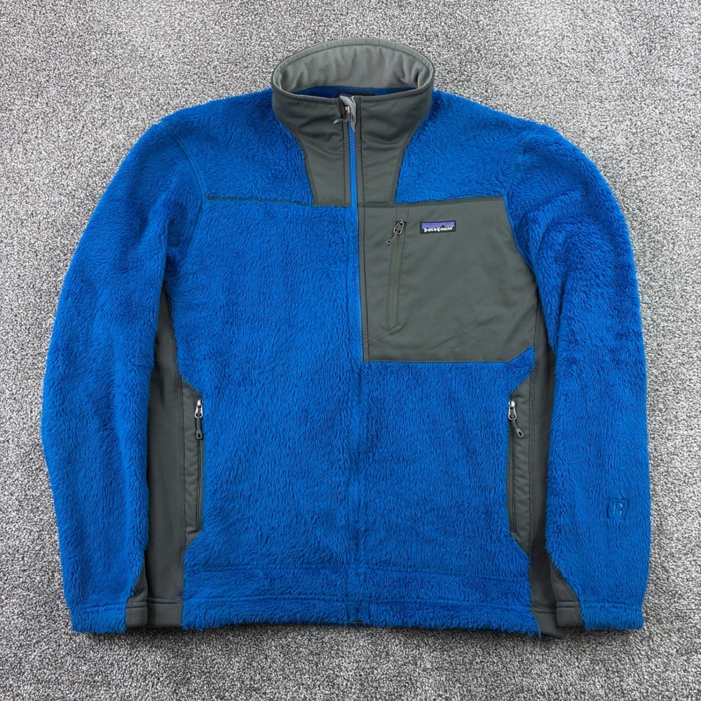 Patagonia Regulator Fleece Jacket Mens L Blue Polartec Thermal Pro Pile 25700